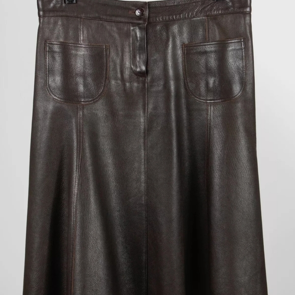 SALE💫Chloé Deer Skin Skirt SZ 42 - Picture 5 of 14